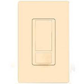 Lutron Maestro MS-OPS5M-IV Sensor Switch, 5 A, 120 V, 1 -Pole, Motion Sensor, 180 deg Sensing, 30 ft Sensing